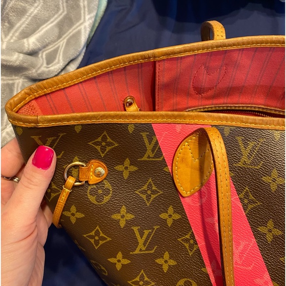 💕 Limited Edition 💕 Louis Vuitton Grenade V Neverfull MM 😍 - Picture 7 of 15